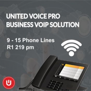 United Voice Pro B2B VoIP Package (9 - 15 VoIP Phone Lines)