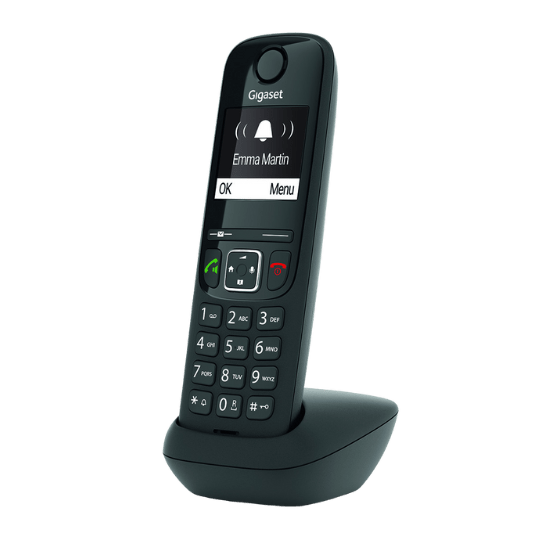 Black Gigaset AS690HX DECT phone