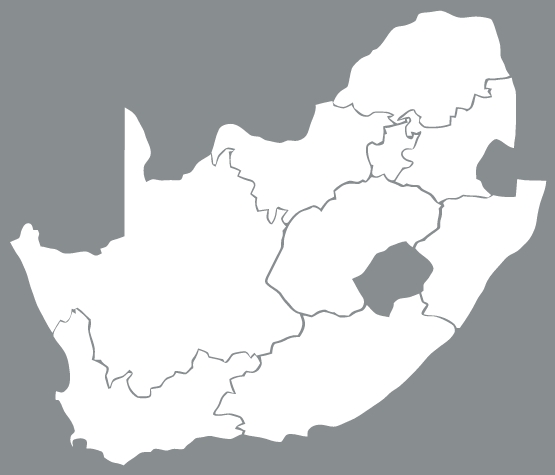 Vector map of south africa