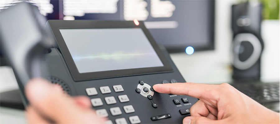 call being made using voip package