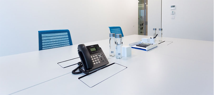 voip phone in a office