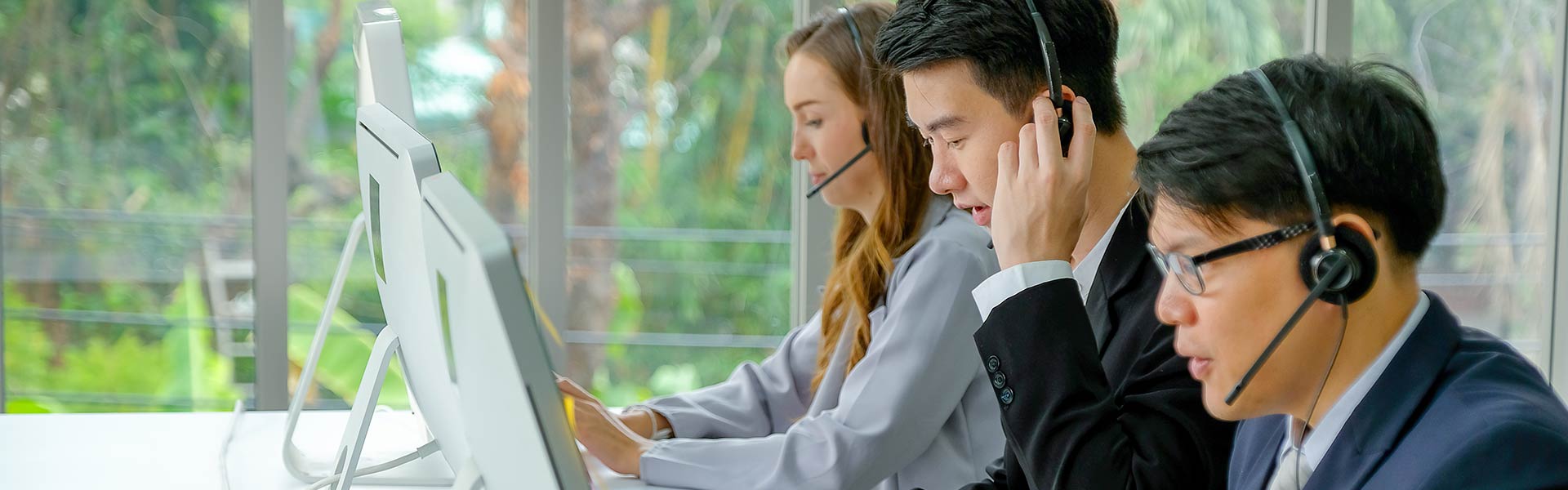 call agents using cloud pbx system to answer calls