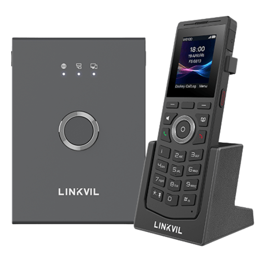 Black Fanvil DECT phone on surface