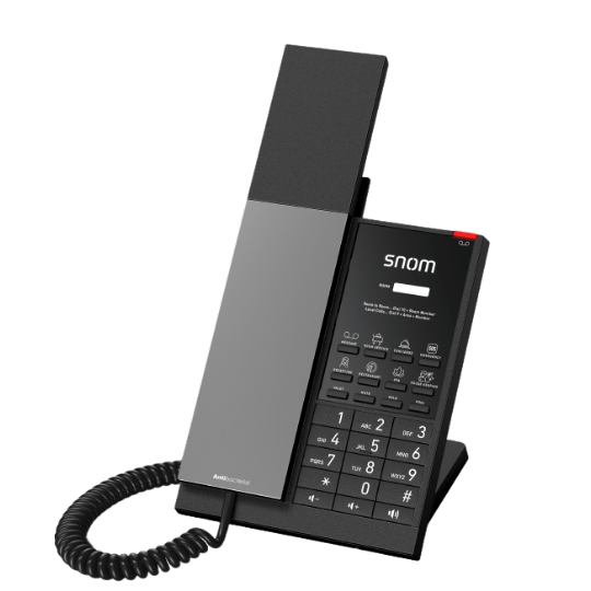 Black Snom HD350W hospitality phone