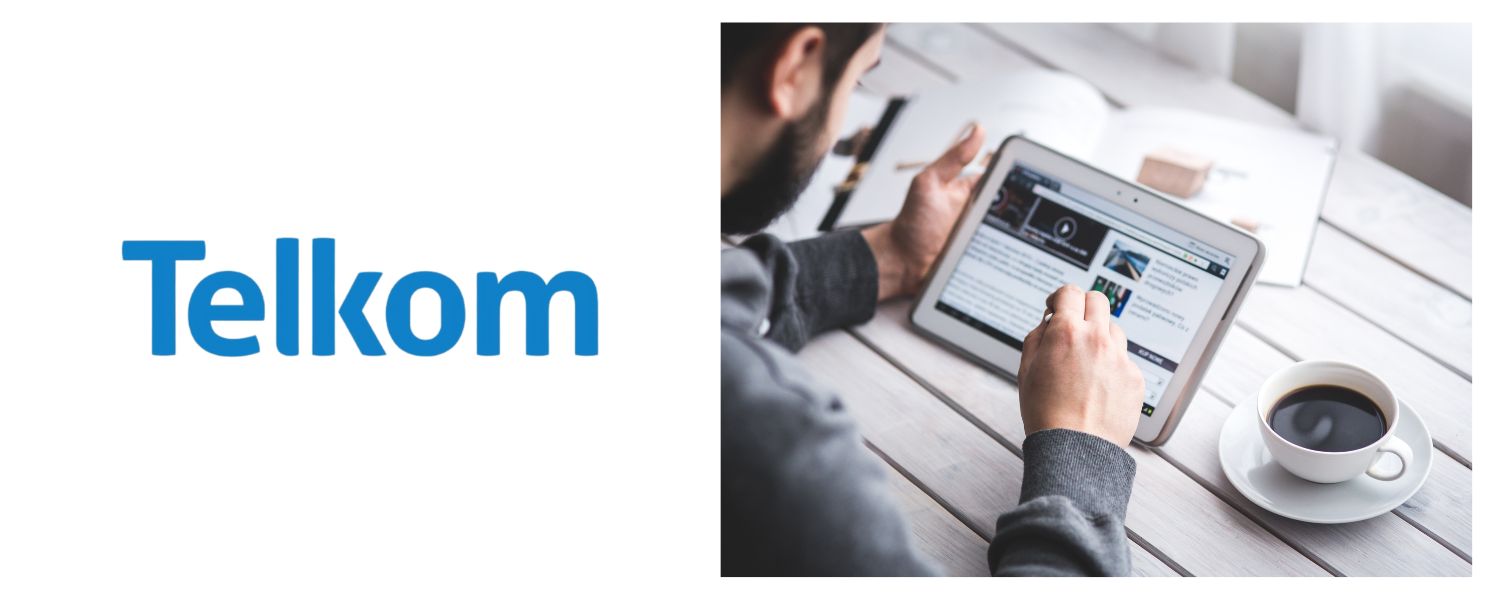 A freelance consultant using his LTE-connected device to work from a cafe