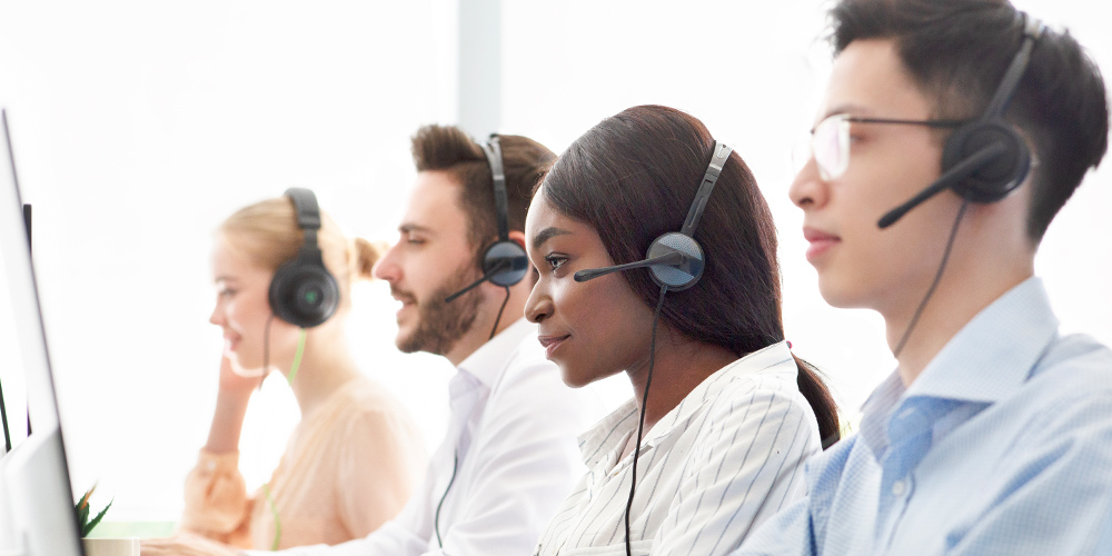 call centre agents assisting voip customers western cape