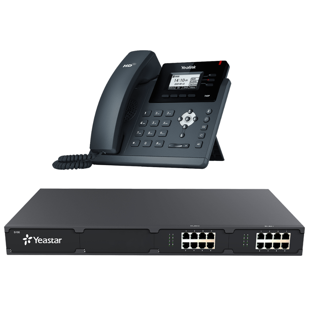 desk phone and IP PBX yealink